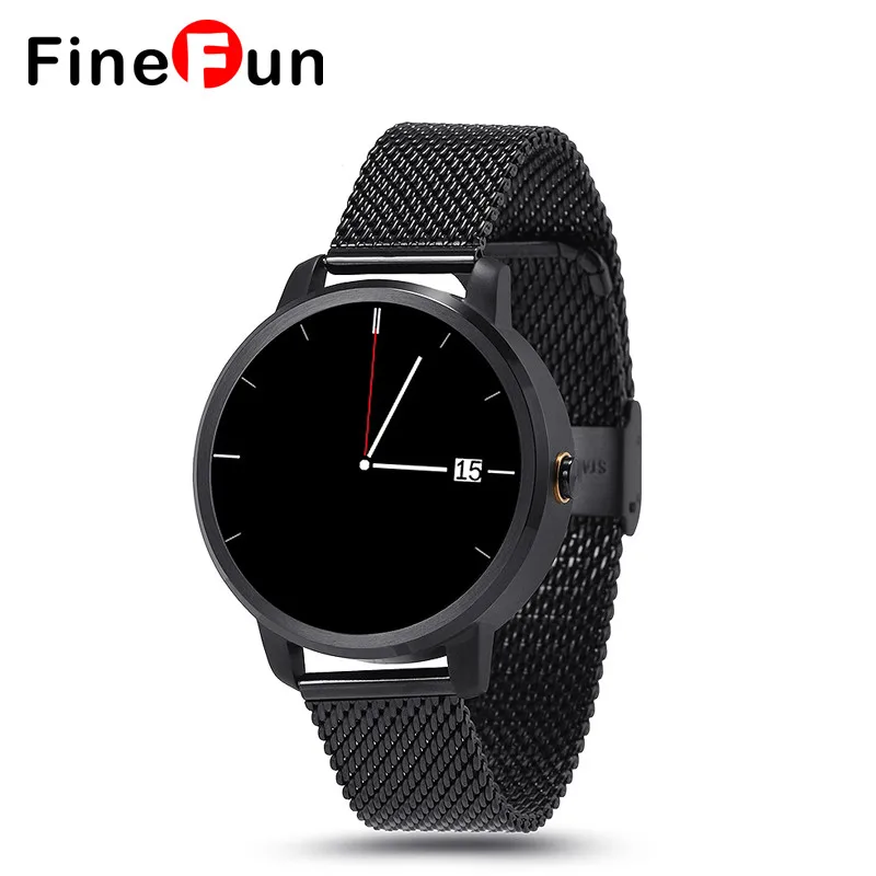 

FineFun V360 Smart Watch Bluetooth Smartwatch Alitmeter Music Player Pedometer for Android IOS Mobile Phone Hebrew Korean