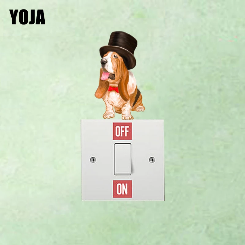 YOJA The Basset носит джентльменскую шляпу и галстук-бабочка Высококачественная