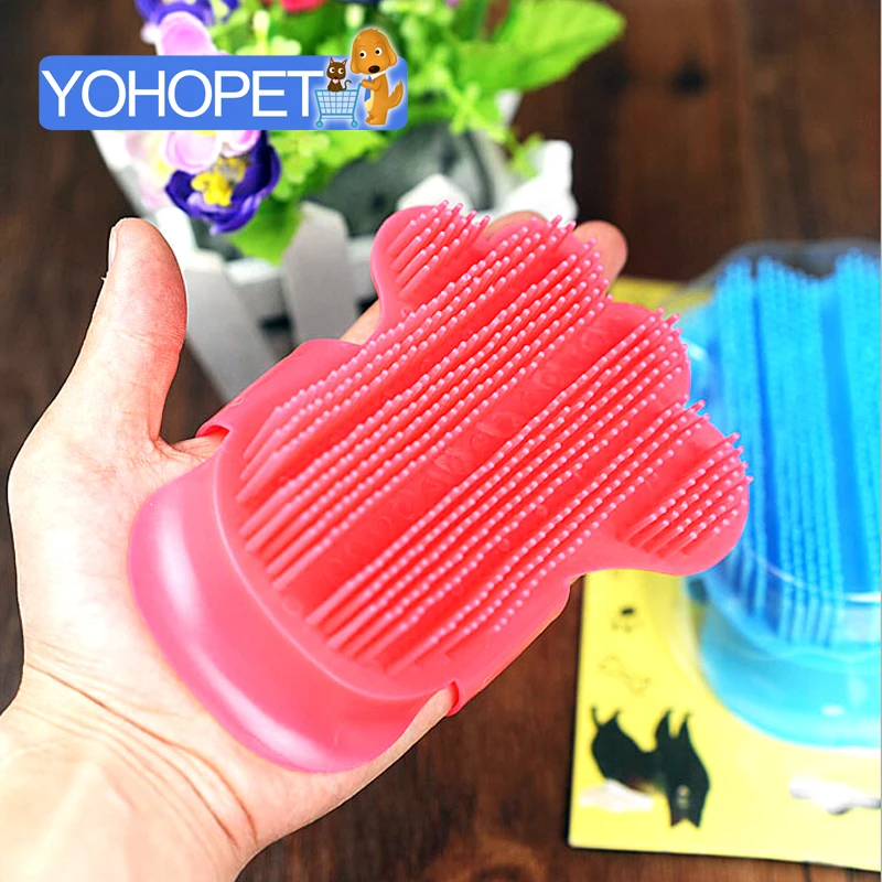 dog accessories bath brush Palm shape adjustable,pet products 14cmx11cm products for pets Dog Brush accessories for dogs