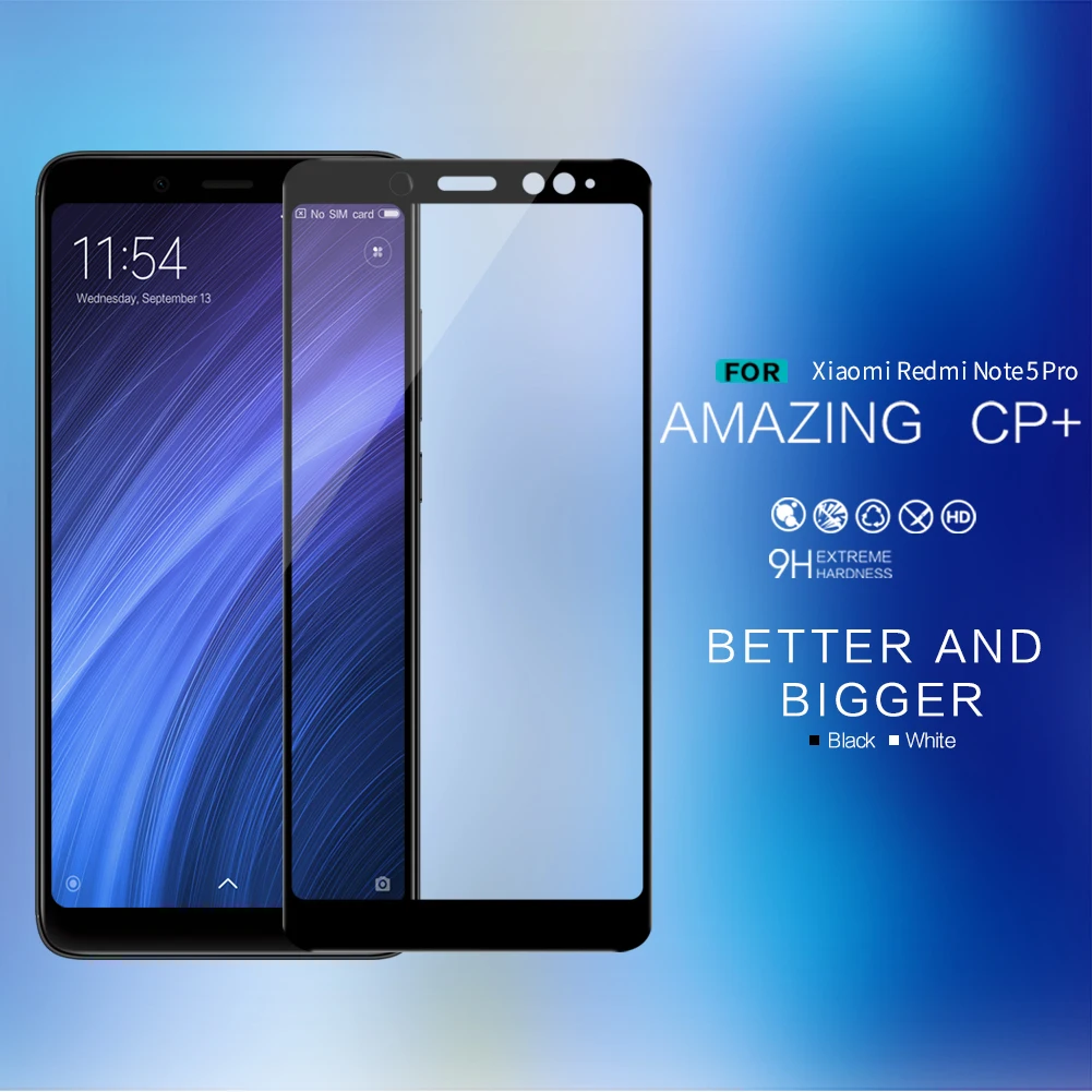 

Nillkin glass for Xiaomi Redmi Note 5 AI 7 full screen protector film tempered glass for Xiaomi Redmi Note 6 Pro Redmi note 7