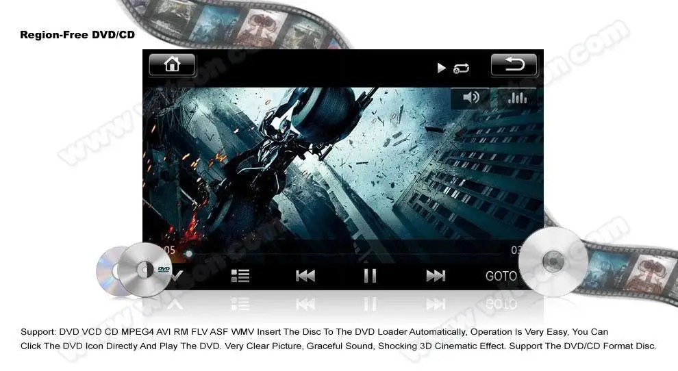 Sale WITSON CAR DVD GPS for For HYUNDAI H1(STAREX) New Technology+Capctive Screen+1080P+DSP+WiFi+3G+OBD+DVR+Good Price car audio dvd 6