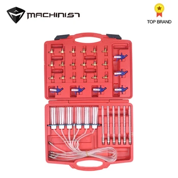 

higher Quality Diesel Injector nozzle tester fuel flow meter common rail adapter 24v fuel line diagnostic tool set