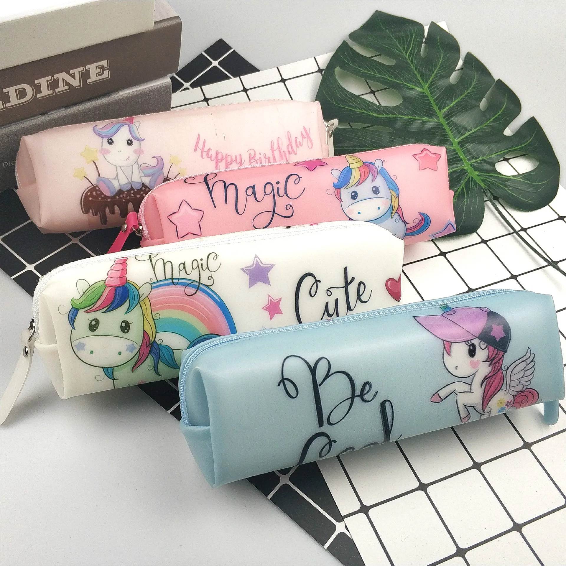 

Kawaii Horse Pencil Case For Girls School Supplies Super Big School Stationery Gift Magic Pencil Box Pencilcase