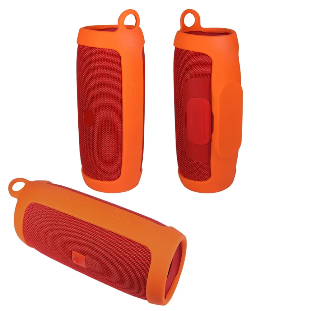 

Speaker Case For JBL Charge 3 Silicone Wireless Bluetooth Speaker Cover Case Bag Protect Drop Shipping 0309#2