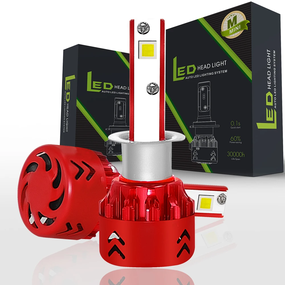 

2pcs/lot H11 LED Headlight Bulb (H4,H7, H1,9005,9006) CREE 6000K Cool White All-in-One Conversion Kit Car Light LED Fog Lights