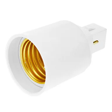 

10pcs Adapter G24 to E27 Adapter Converter LED Bulb Holder Socket