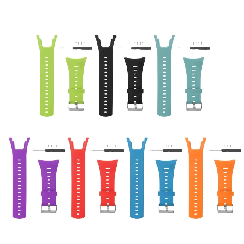 

Free delivery Sport WristBand For Suunto Ambit Series 1/2/3 Pure Color Silicone Smart Watch Strap
