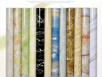 

PVC imitation marble kitchen stickers waterproof background wall paper decoration furniture renovation self-adhesive wallpaper