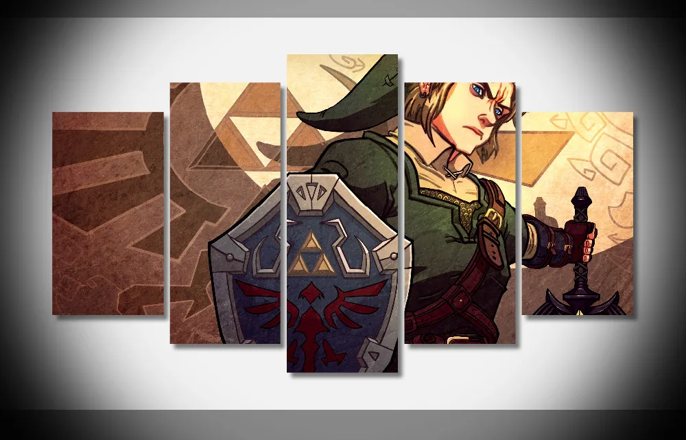 

P2271 the legend of zelda Poster Framed Gallery wrap art print home wall decor wall picture Already to hang digital print