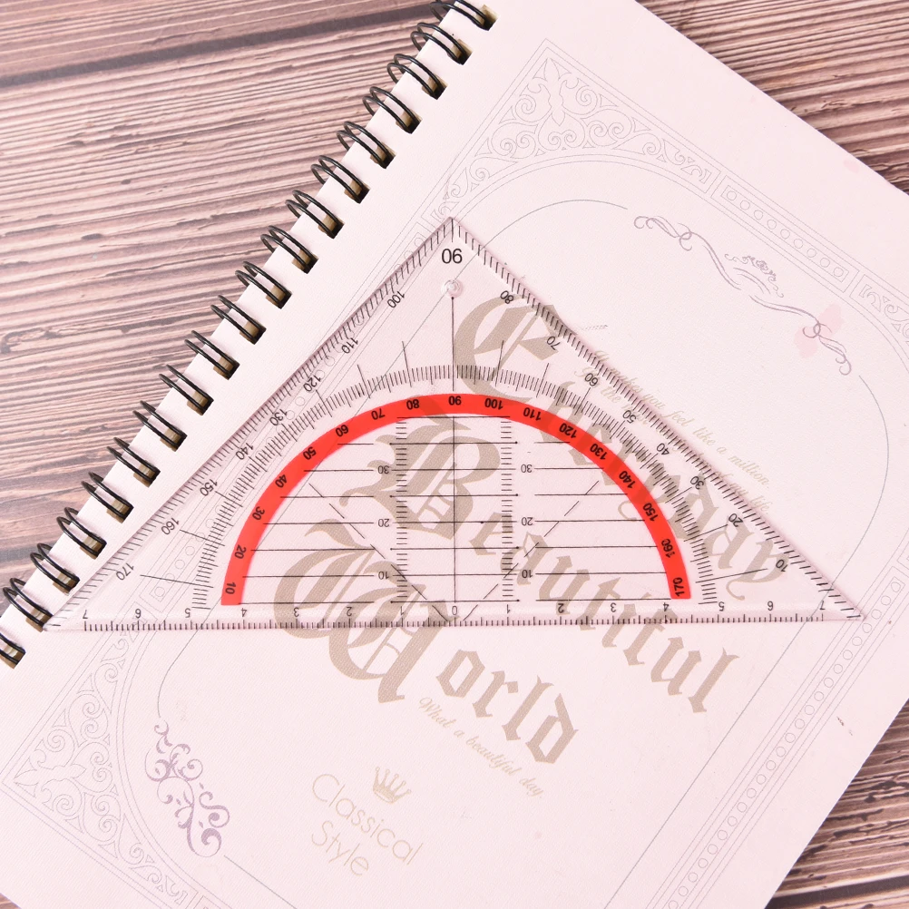 

1pcs Multi-function Square Triangle Scale Engineering Ruler 15cm Stationery Office Students Protractor Measurement Rulers