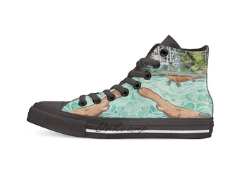 

Platypus Falls Casual High Top Canvas shoes sneakers Light Walking Shoes