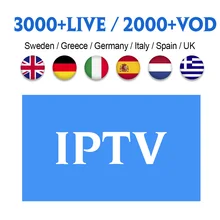 Code IPTV Spain Sweden Italian Germany UK Albania IP TV 1 Year Subscription Nordic IPTV Germany Italy Spain UK Albania IPTV Code