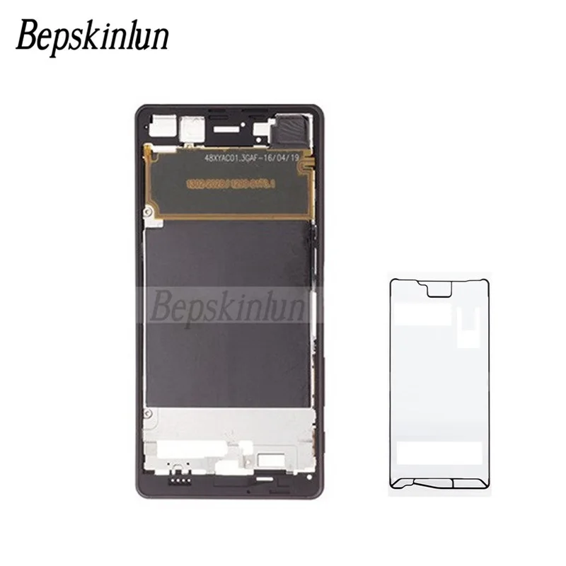 

Bepskinlun Original for Sony Xperia X F5121 F5122 Mid Middle Frame Housing with LCD Shield Replacement + Adhesive Frame Sticker