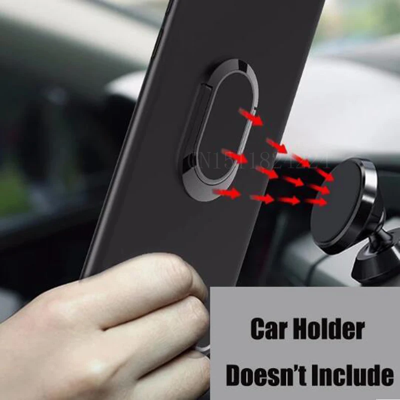 Soft TPU For Nokia6 2018 Nokia 6.1 Case Silicone Cover Luxury Magnet Car Case For Nokia 6 2018 Nokia 6.1 TA-1068 TA-1050 TA-104 (2)