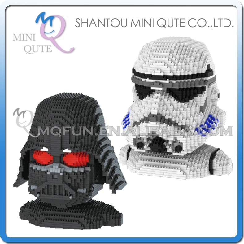 

Mini Qute YZ movie star wars Stormtrooper Darth Vader super hero kids block plastic building block boys educational gift toy