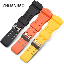 

Sport 28mm waterproof soft silicone watchband suitable for forcasio g-shock band ga-110mb stainless steel buckle accessories