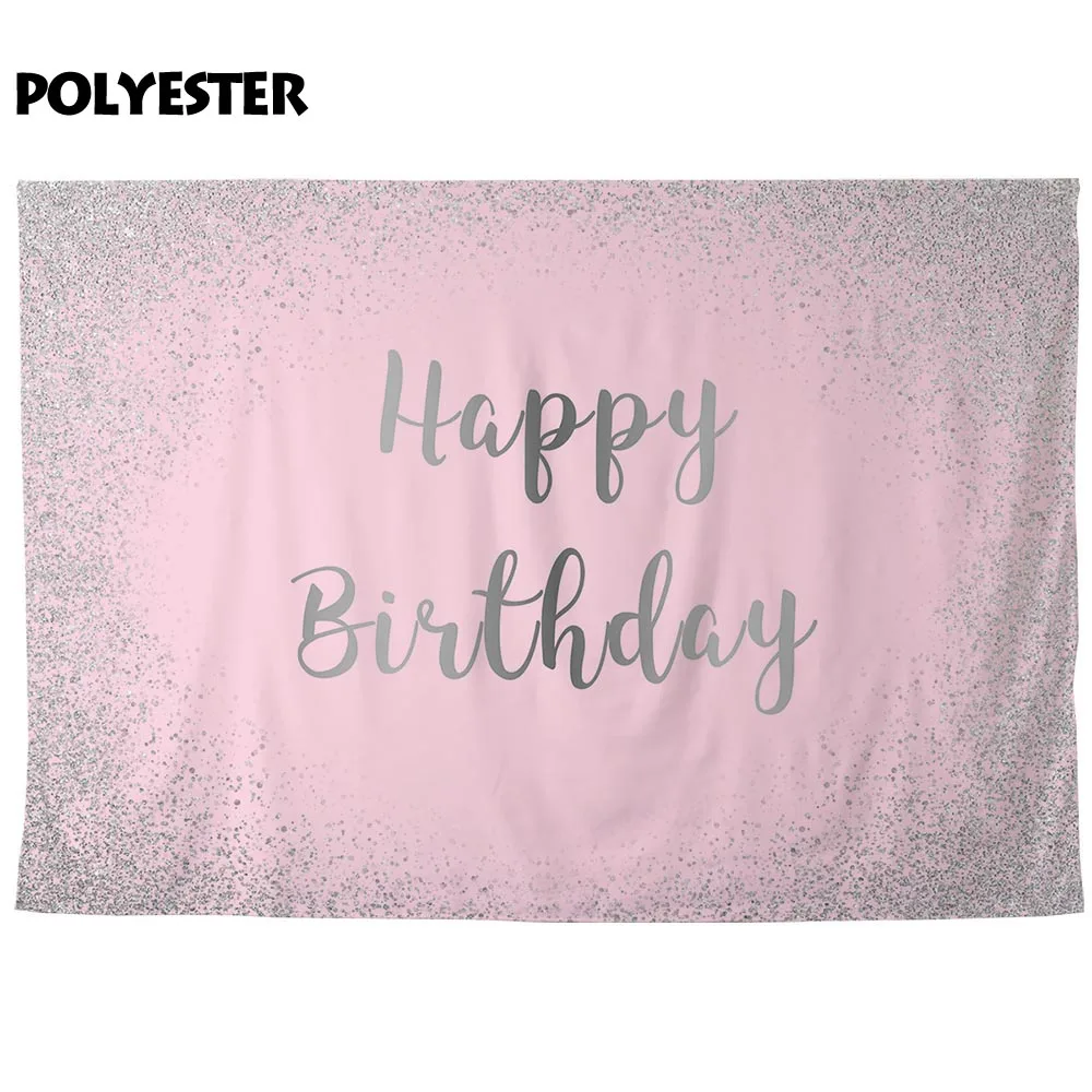 Allenjoy photo background happy birthday colorful gold silver sands party boda princess boy kids baby shower backdrop photozone - Color: violet