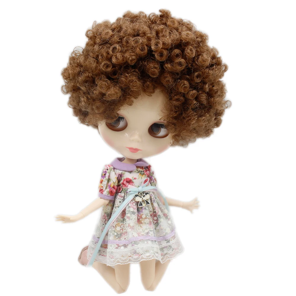 Ледяной обнаженный завод Blyth Кукла № BL9158 коричневый афро волос сустава тела белая кожа Neo 1/6