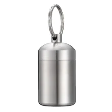 Монета из нержавеющей стали капсулы таблетки контейнер для хранения держатель чехол для кемпинга выживания шестерни