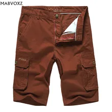 Свободные плюс размер 44 большие карманы мужские s шорты новинка мужская одежда хлопок джинсы джинсовые короткие брюки европейские и американские