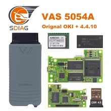 VAS5054 ois V4.4.10 keygen полный чип OKI Авто OBD2 диагностический инструмент VAS5054A дополнительных услуг 5054A Bluetooth считыватель кода сканер