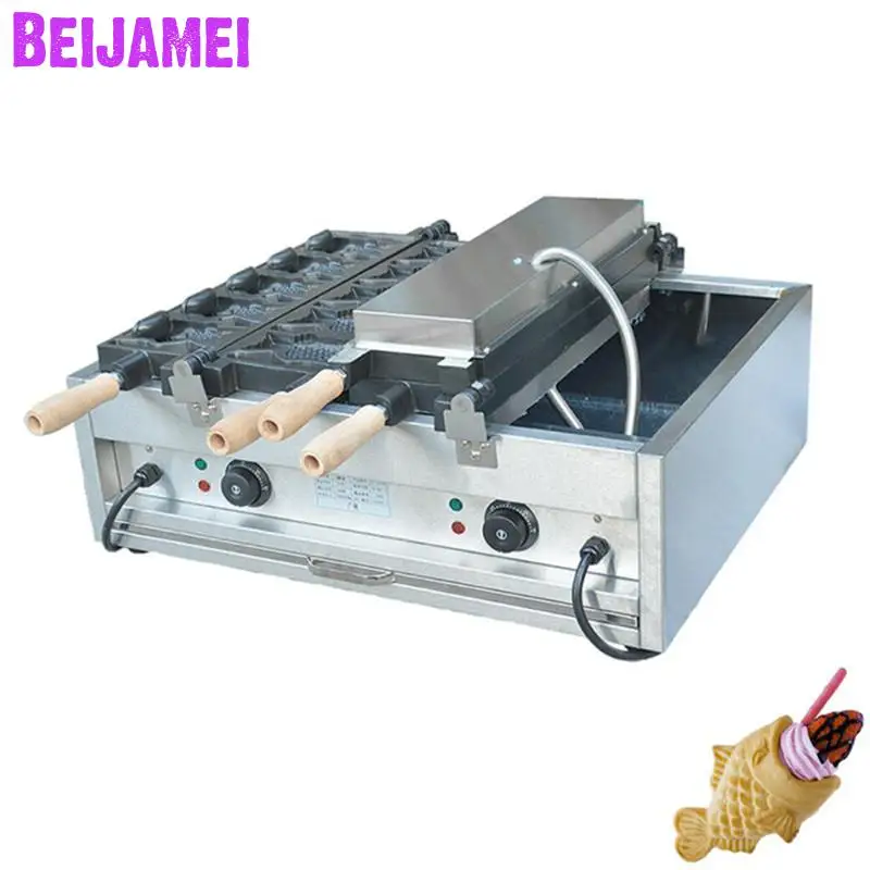

BEIJAMEI 10 шт., промышленная электрическая машина для приготовления тортов, для печенья тайяки
