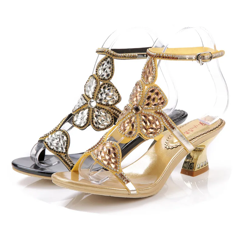 

Christia Bella Rhinestones Formal Party Pumps Ankle Strap Wedding High Heels Shoes Peep Toe Rhinestones New Prom Ladies Shoes