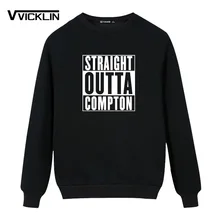Gerade Outta Compton NWA Streetwear Männer Hip Hop Fleece Hoodies Sweatshirt Druck Camisetas Harajuku Mode Baumwolle