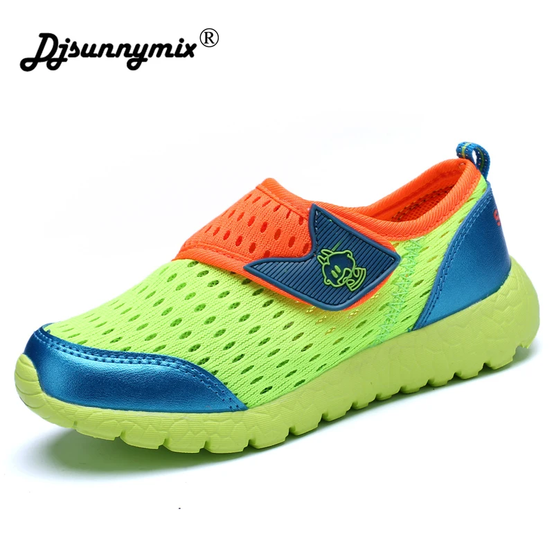 DJSUNNYMIX Spring Summer Kids Shoes Breathable Casual For Boys And Girls Light-weight Sport Sneakers Size 31-37 | Детская одежда и