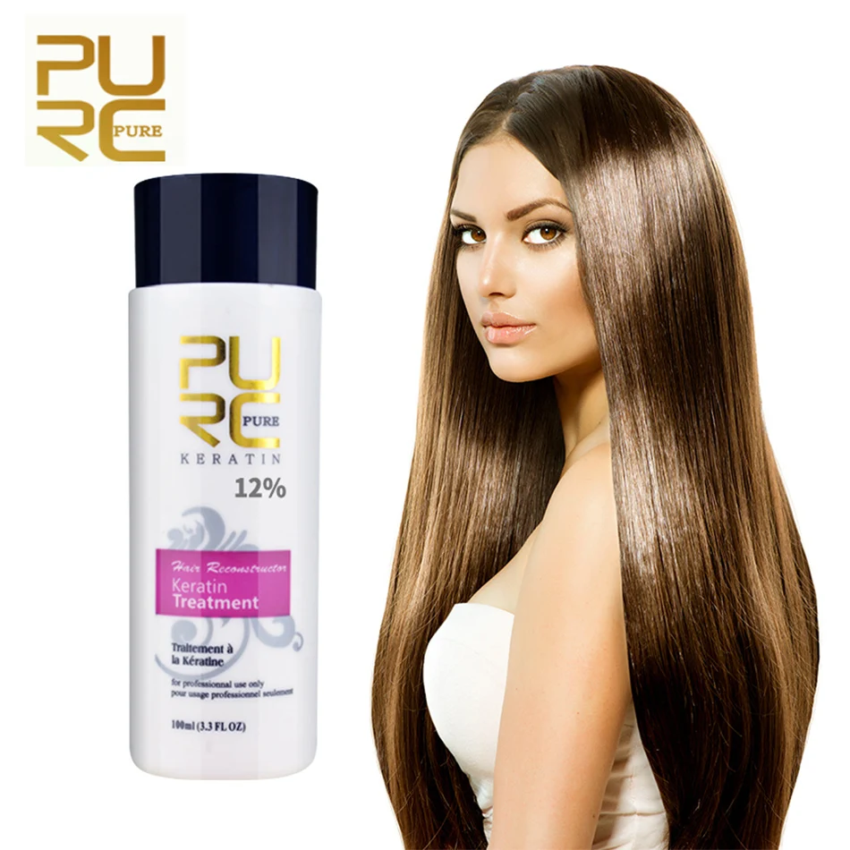 

PURC Brazilian keratin treatment + purifying shampoo for all hair types keratin Hair & Scalp Treatment TSLM1