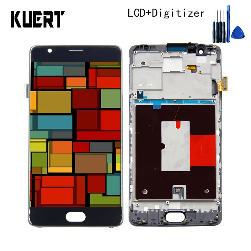 KUERT 5 &quotLCD для OnePlus 3 A3000 A3003 ЖК дисплей кодирующий преобразователь сенсорного