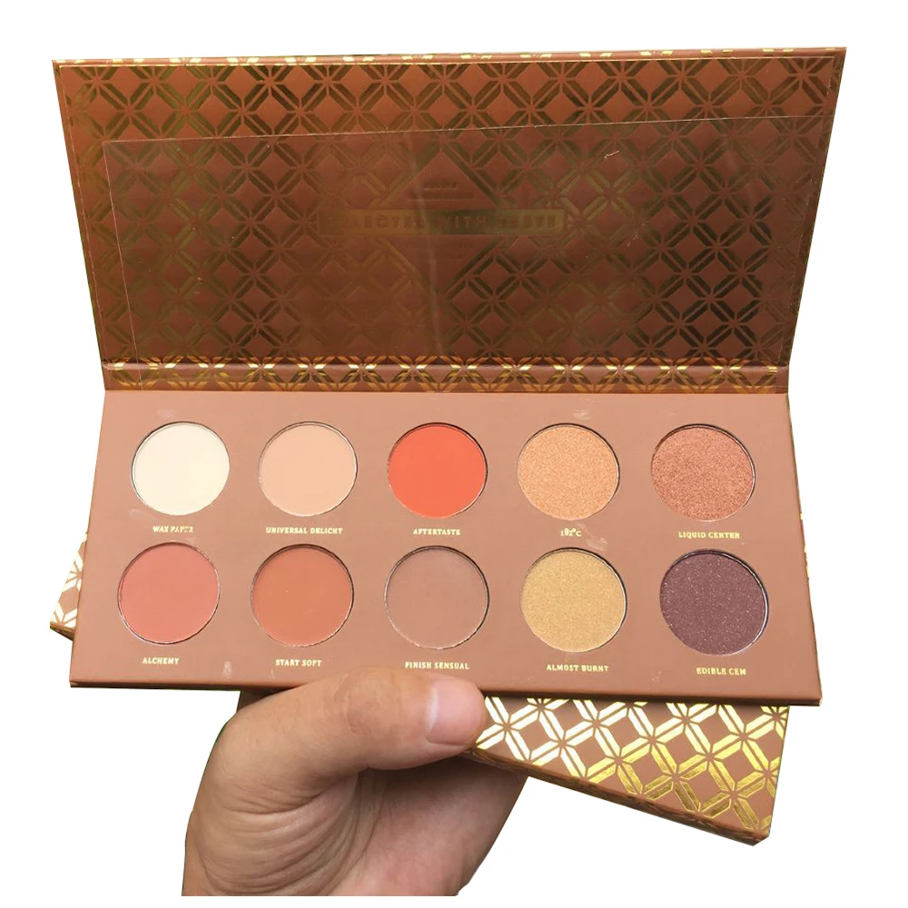 

NEW Too AURELIFE 12 color Shimmer eye shadow matte eyeshadow Palette for faced Caramel Melange sweet peach EYE SHADOW Palette