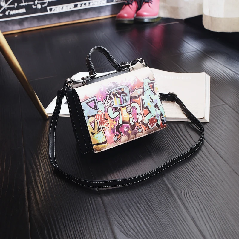 Women Leather Handbag Stitching Female Crossbody Shoulder Bags Ladies Travel Messenger Bag Fashion Bolsa Feminina Tote SS7210 (14)