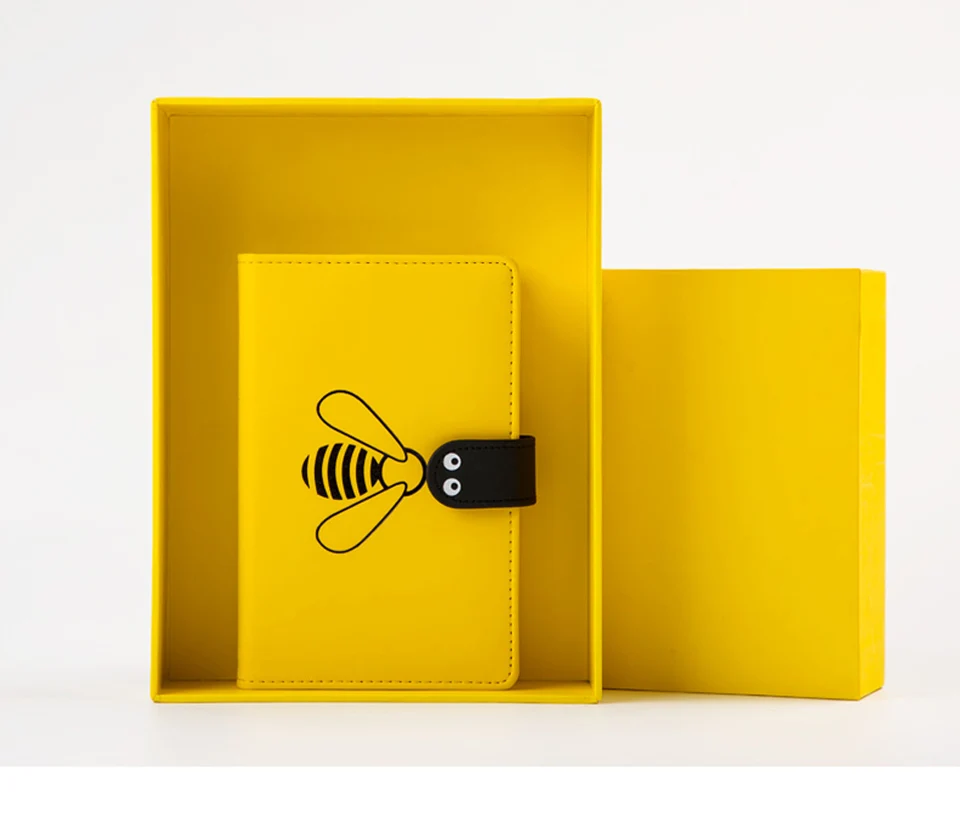 

Kawaii Notebook Agenda Bee A6 Annual Monthly Weekly Planner Diary Travel Journal Book Organizer Binder Paper Office Cute Gifts