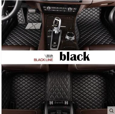 Изготовленный На Заказ fit3D автомобильные коврики для BMW 118i 120i 125iM M140i 220i 220iM M240I 218i 320i 330iM 340i xDrive M ковровое покрытие лайнер - Название цвета: Black