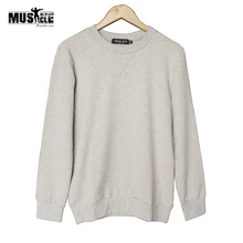MUSCLE ALIVE New Autumn Men's Casual Sweatshirts Clothing Shirts Tracksuit Terry Cotton Spandex High Elastic Special streetwear