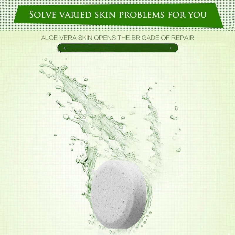 

Hot!! Best Parice 30pcs Aloe Vera Compressible Toner Repair Lotion for Face Dry Skin Sunscreen Skin Care Make Up Tool