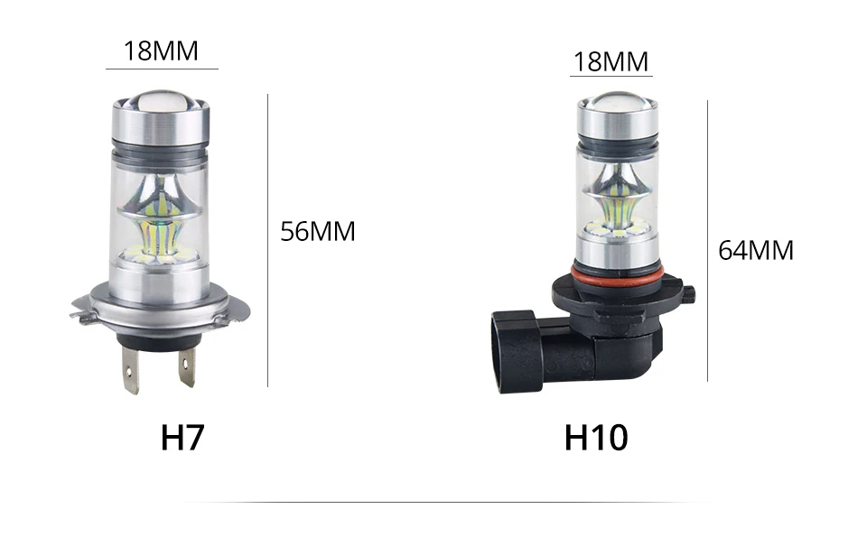 S&D MeeToo H7 H1 Led Fog Light H11 LED Car Bulbs HB3 9005 HB4 9006 SMD 2030 Auto Led Bulb Lamp 6500K Fog Lights Cars Driving Lamps (12)