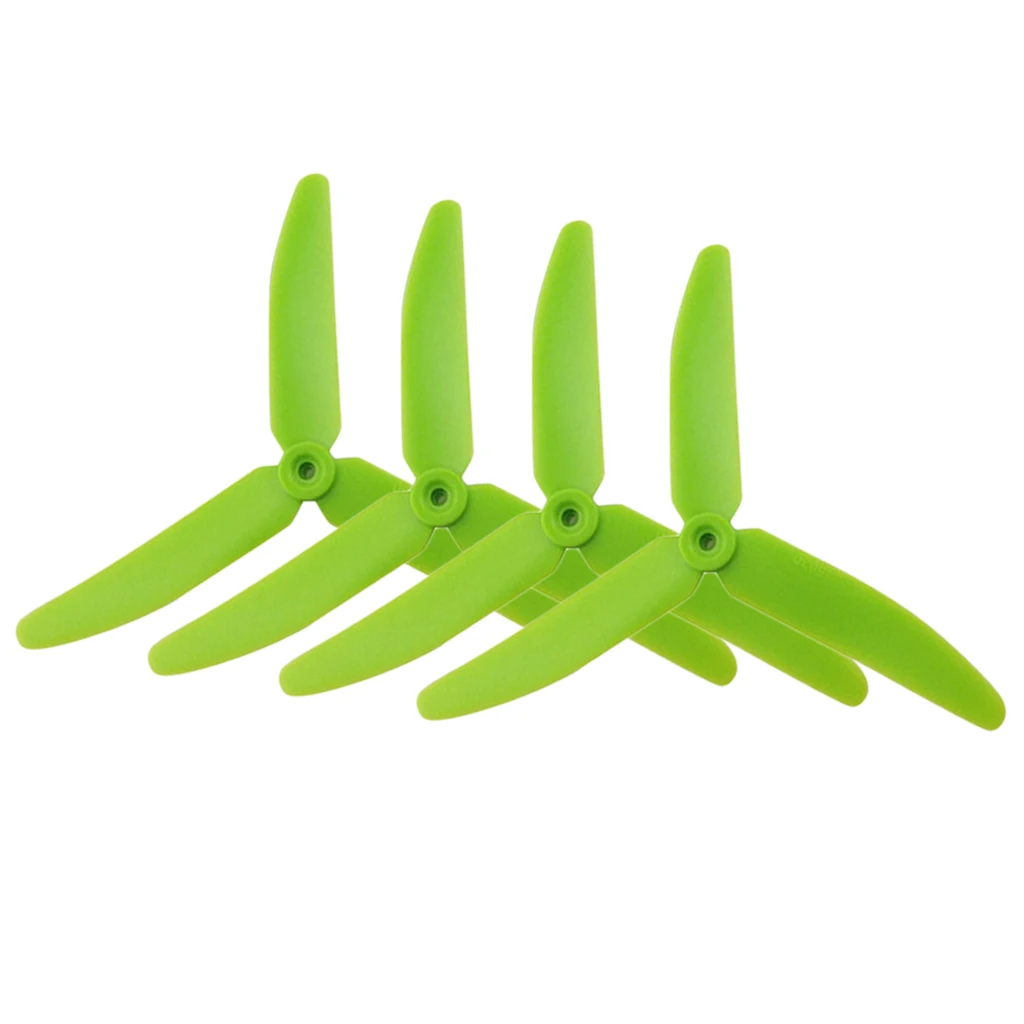 Durable 4 Pcs 3-leaf Propeller Prop for Hubsan X4 H502S H502E CW CCW Propeller Prop RC Helicopters Parts Replacement Accessories