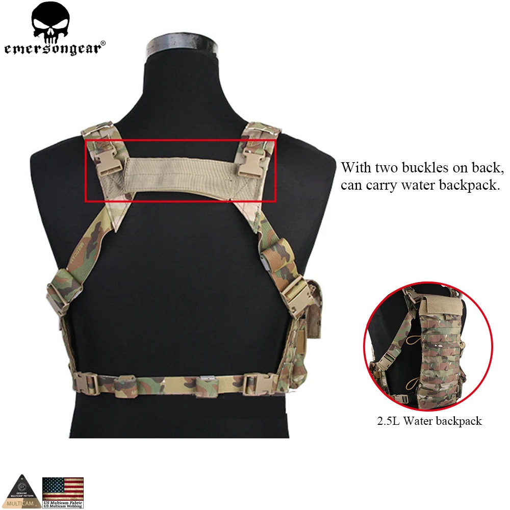 Тактический жилет EMERSONGEAR LBT1961K нагрудный с футляром для журнала 7 62 военный