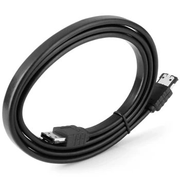 

Zeadow External Shielded Cable ESATA To ESATA Type Male To Male M/M Extension Conversion Data Cable Adapter 1M