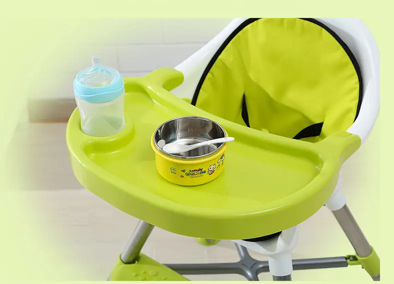 Baby High Chair Children Dining Chair 4in1 Portable Multi Highchair with Non Slip Foot Modern Safety Belt Kid Eat High Chairs for Home for 0-3 Years Old Children