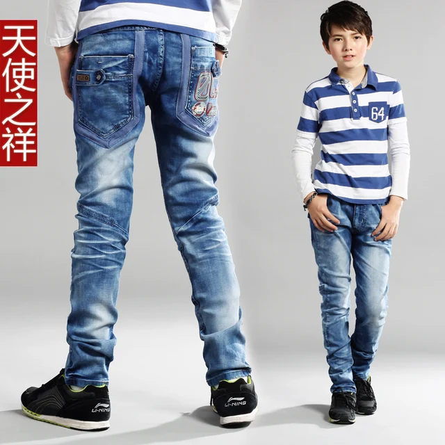 Autumn Child Jeans Children's Clothing US 11 to 15 Years Old Boy Denim ...