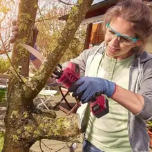 Электрическая пила мелкая бытовая заряжается фреза для деревообработки пила многофункциональная пила с возвратно-поступательным движением полотна ручная электрическая пила horseknife