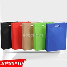 100X нетканый мешок пустой на заказ нетканые Висячие заклепки для одежды хозяйственная сумка эко Заказная рекламная компания сумка