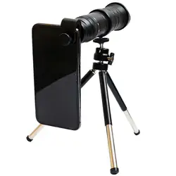 18-30X объектив с зумом комплект 4 в 1 штатив телеобъектив 18-30X широкоугольный объектив для смартфона