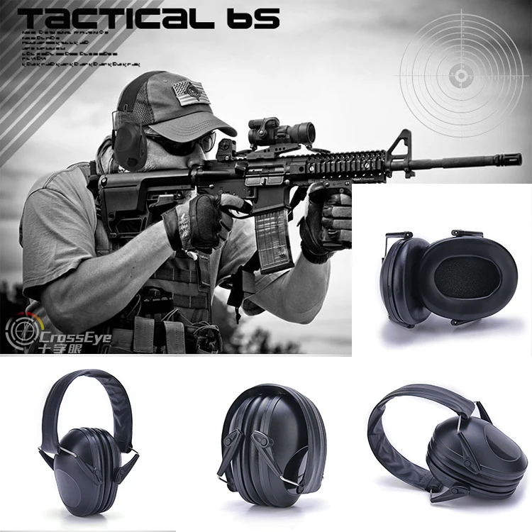 

Anti-noise Earplugs Noise Reduction Self Defense Protective Folding Ear Muffs for Hunting Hearing Ear Protection
