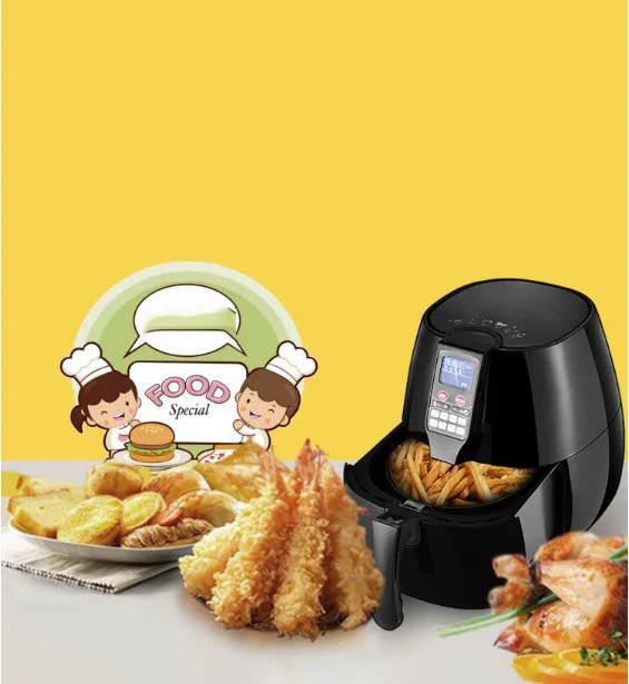 Интеллектуальная Чиппер чипы самородки mozzarella stick maker 2.8L Бытовая воздушная