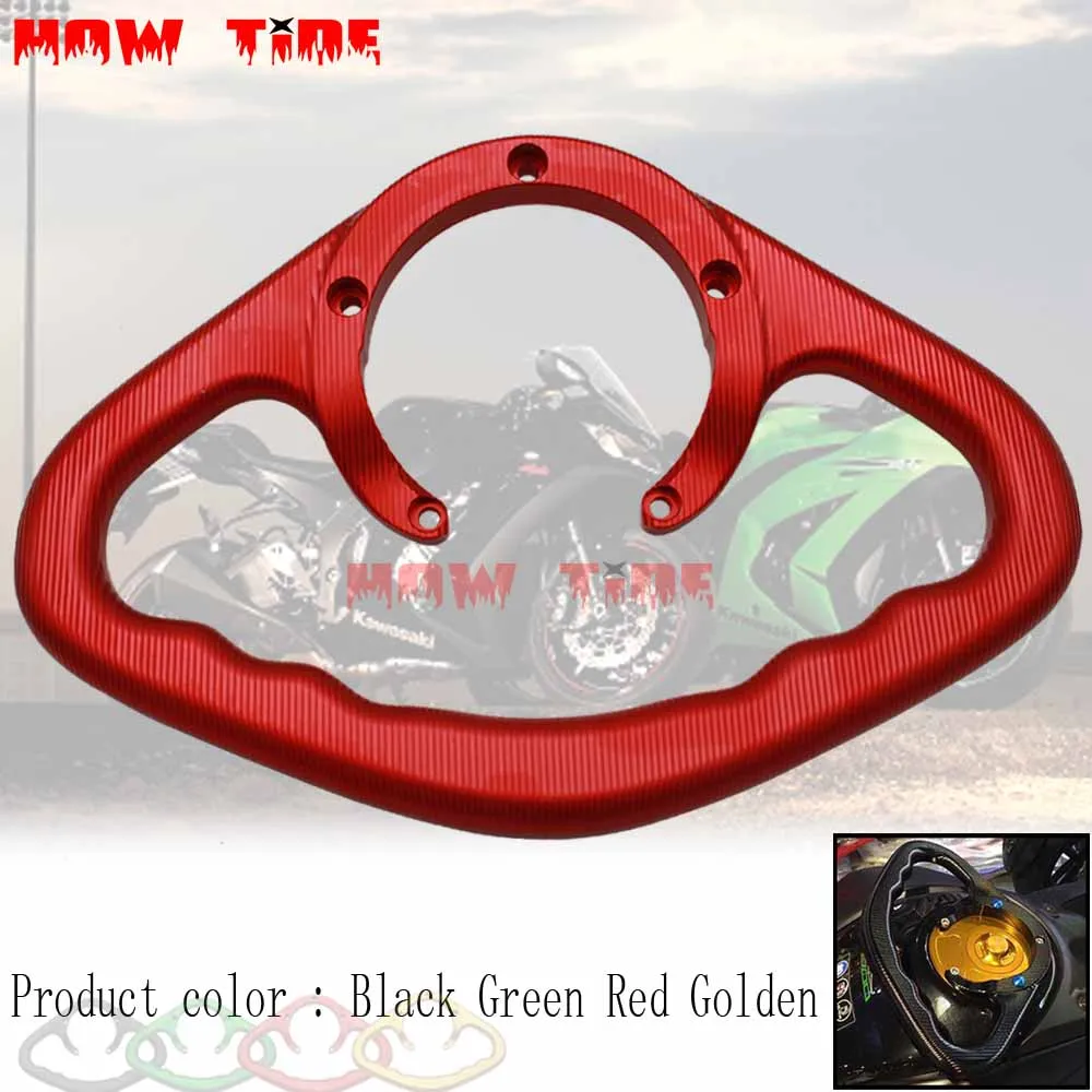 

Motorcycle Passenger Handgrips Hand Grip Tank Grab Bar Handle Armrest For Kawasaki Z1000 03-12 ZX10R ZX6R ZX 10R 6R 6RR