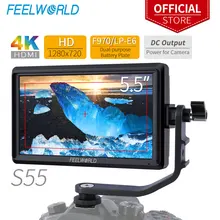 On-Camera Dslr-Monitor Feelworld S55 Assist Field Output Hdmi-Input Focus 4K 1280x720-Support